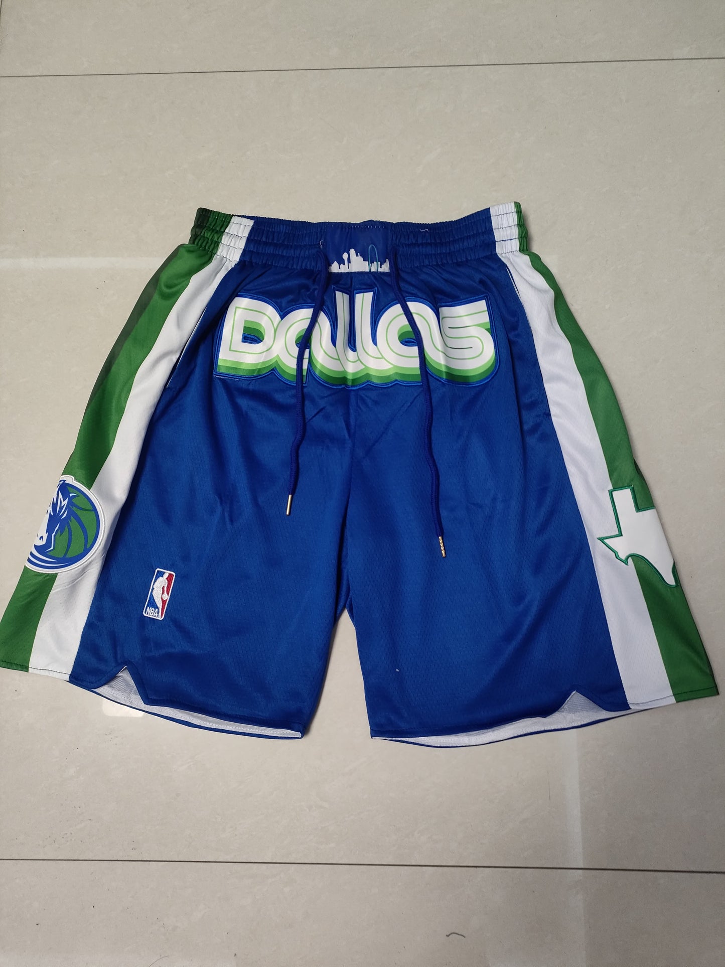 23 Season Mavericks Blue City Pocket Shorts