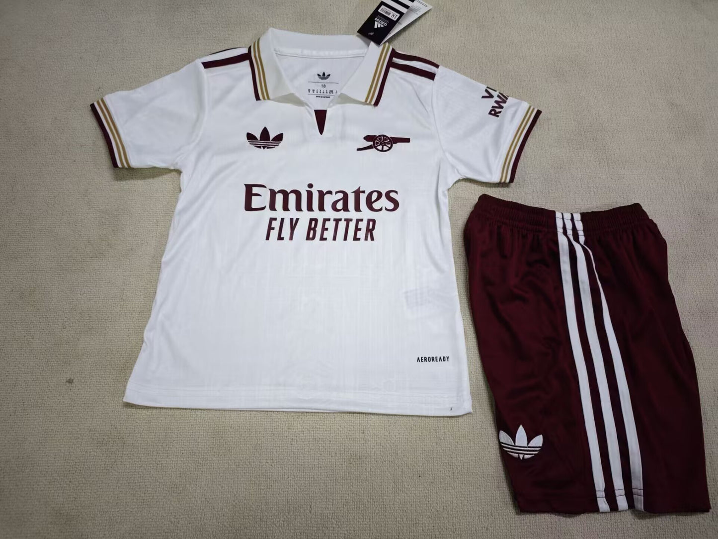 25/26 Kids Arsenal Second away Size 16-30