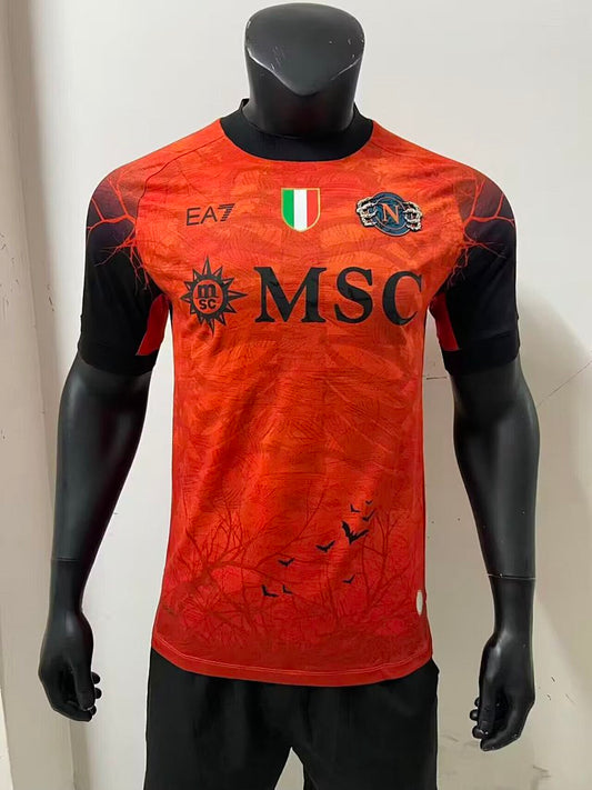 /26 Napoli Halloween Red Player version S-4XL3
