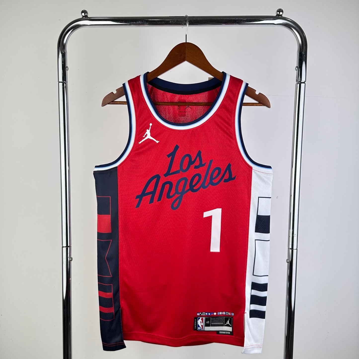 25 Season Clippers Flying Man Limited Red 1 # Harden