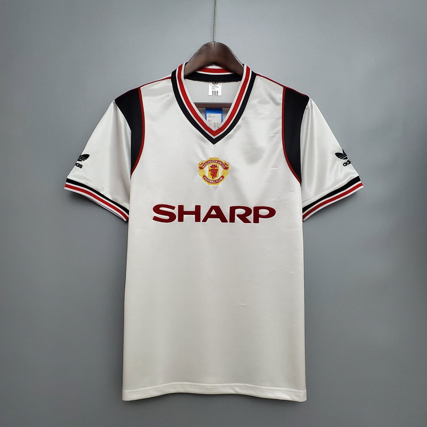 Retro 1985 Manchester United white S-XXL
