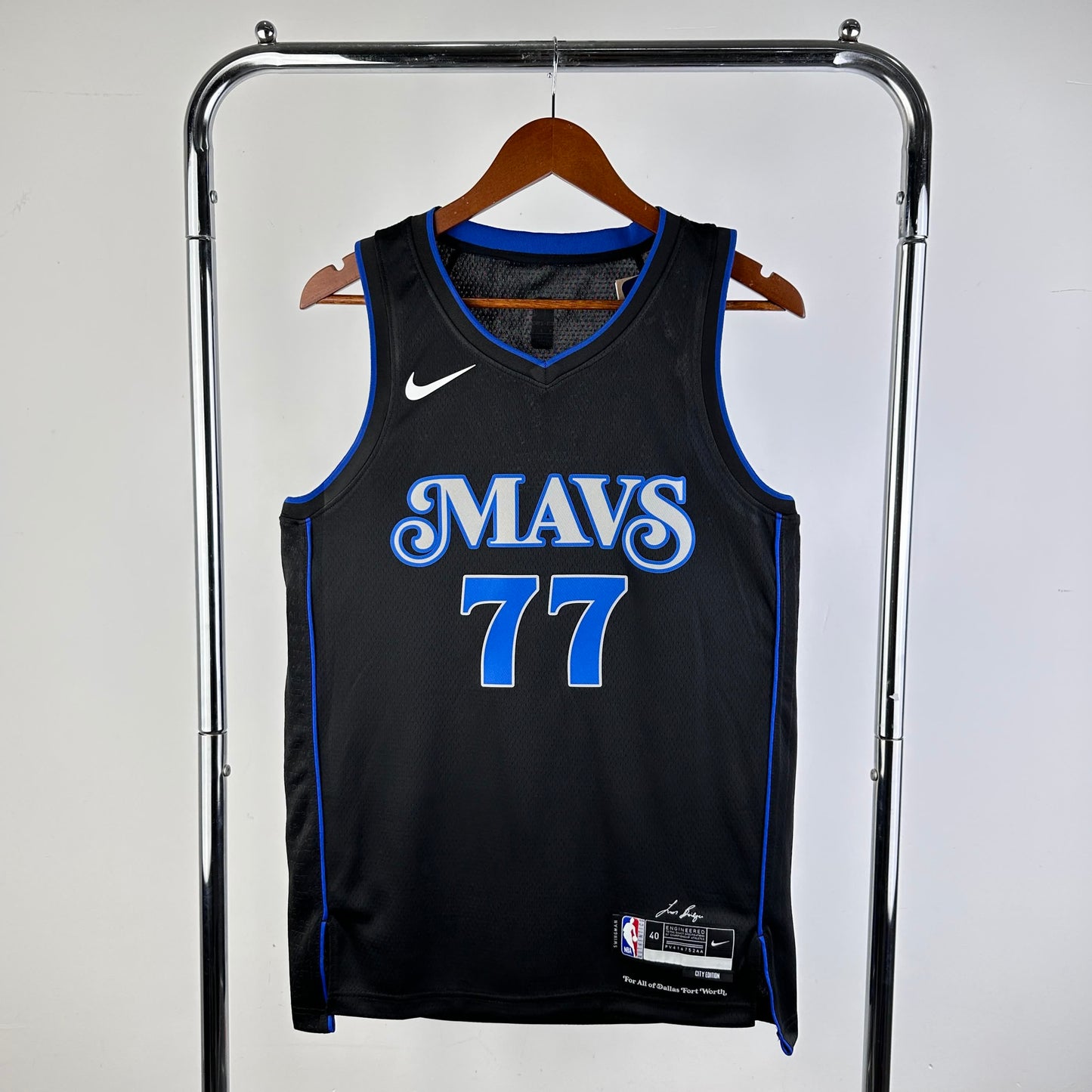 24 Season Dallas Mavericks City Edition 77 # Doni