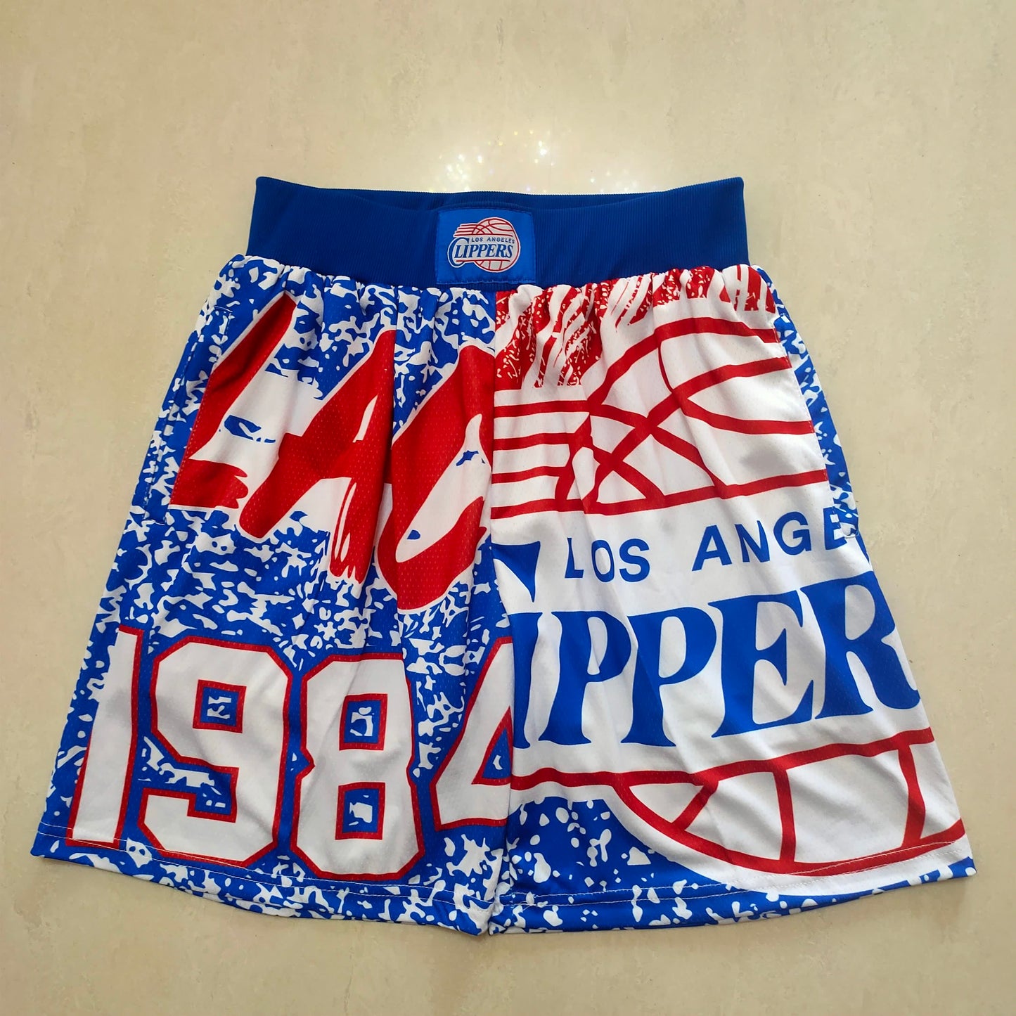 Clippers MitchellNess Team Logo Sports Shorts