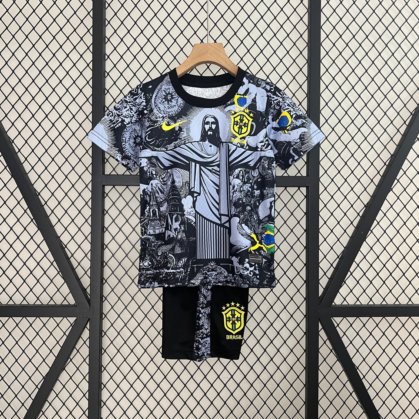 24/25 Kids Brazil Jesus Special Edition Size: 16-28