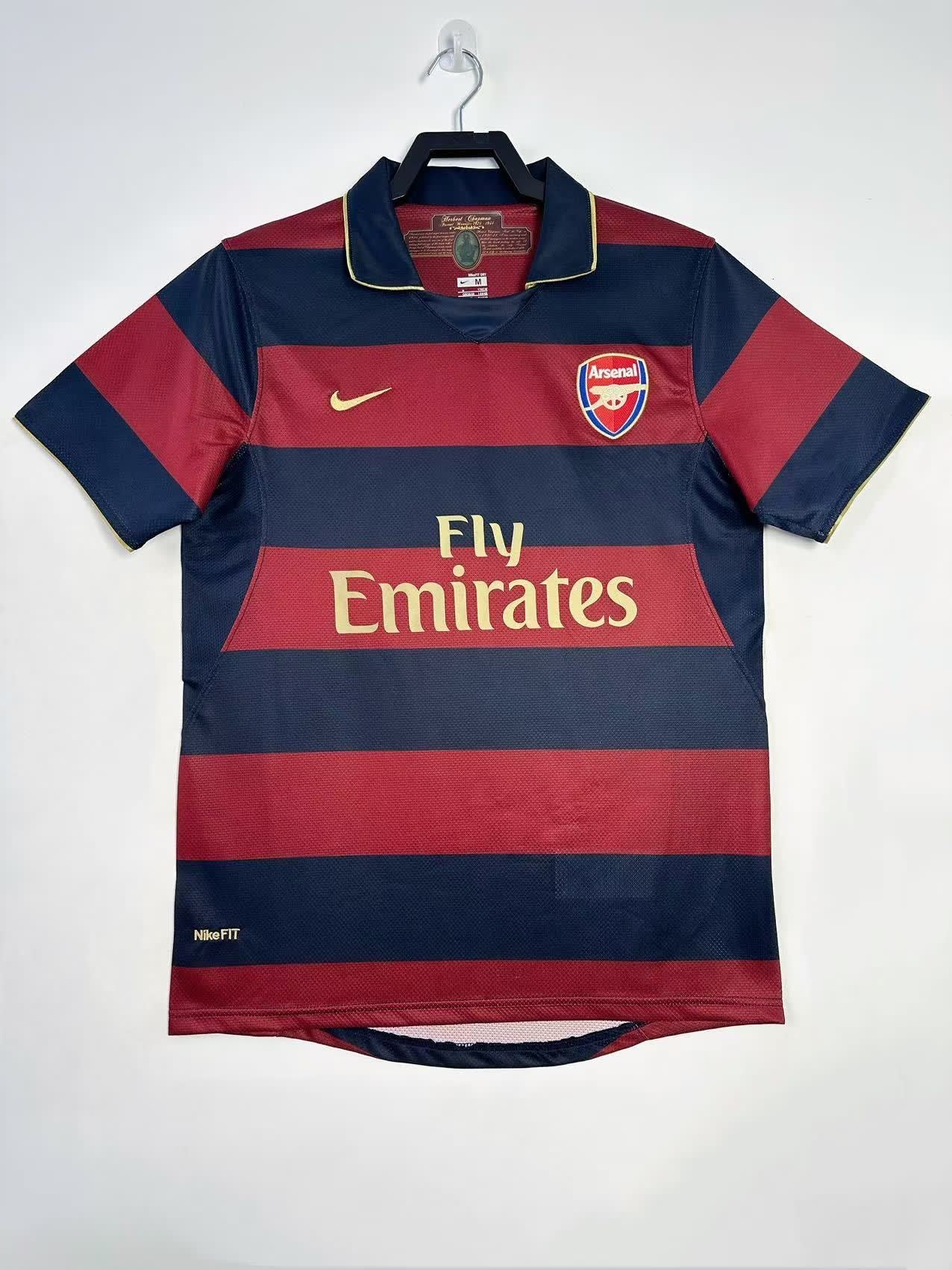 Retro 2007/08 Arsenal Second away S-XXL