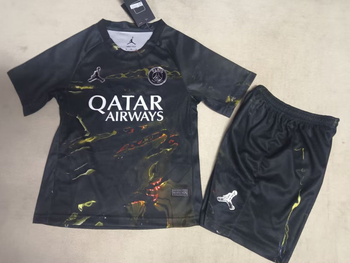 2026/27 Kids PSG 4th away Soccer Jersey&Size 16-30