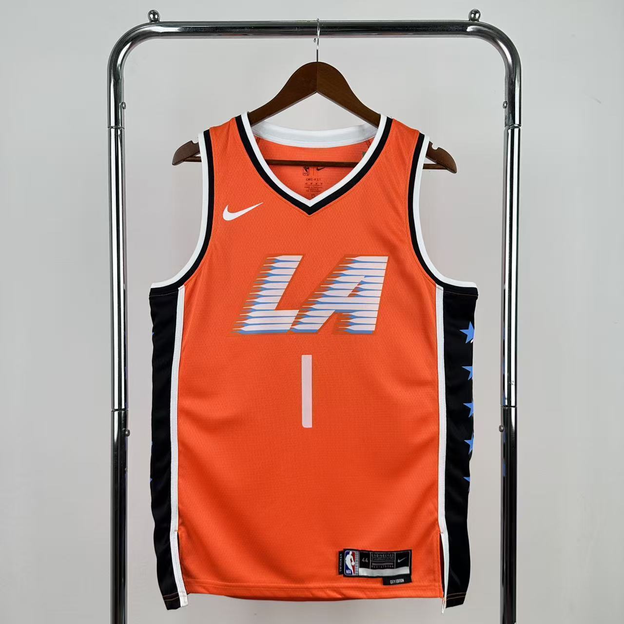 26th Los Angeles Clippers City Edition 1#Harden NBA Jersey S-XXL