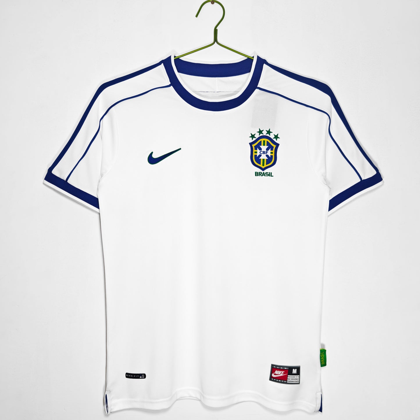 1998 Brazil Second away white Retro Jersey S-XXL