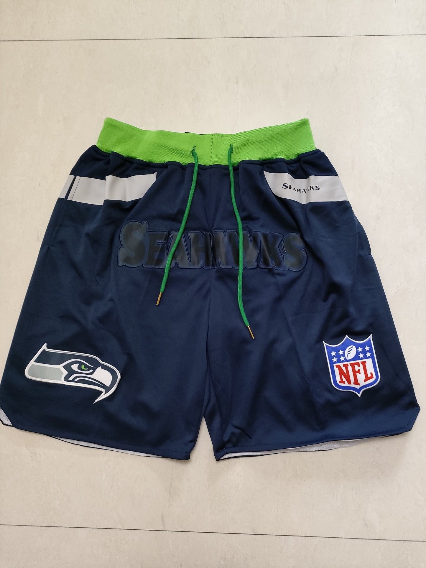 NFL Seattle Seahawks Deep Blue Pocket Shorts