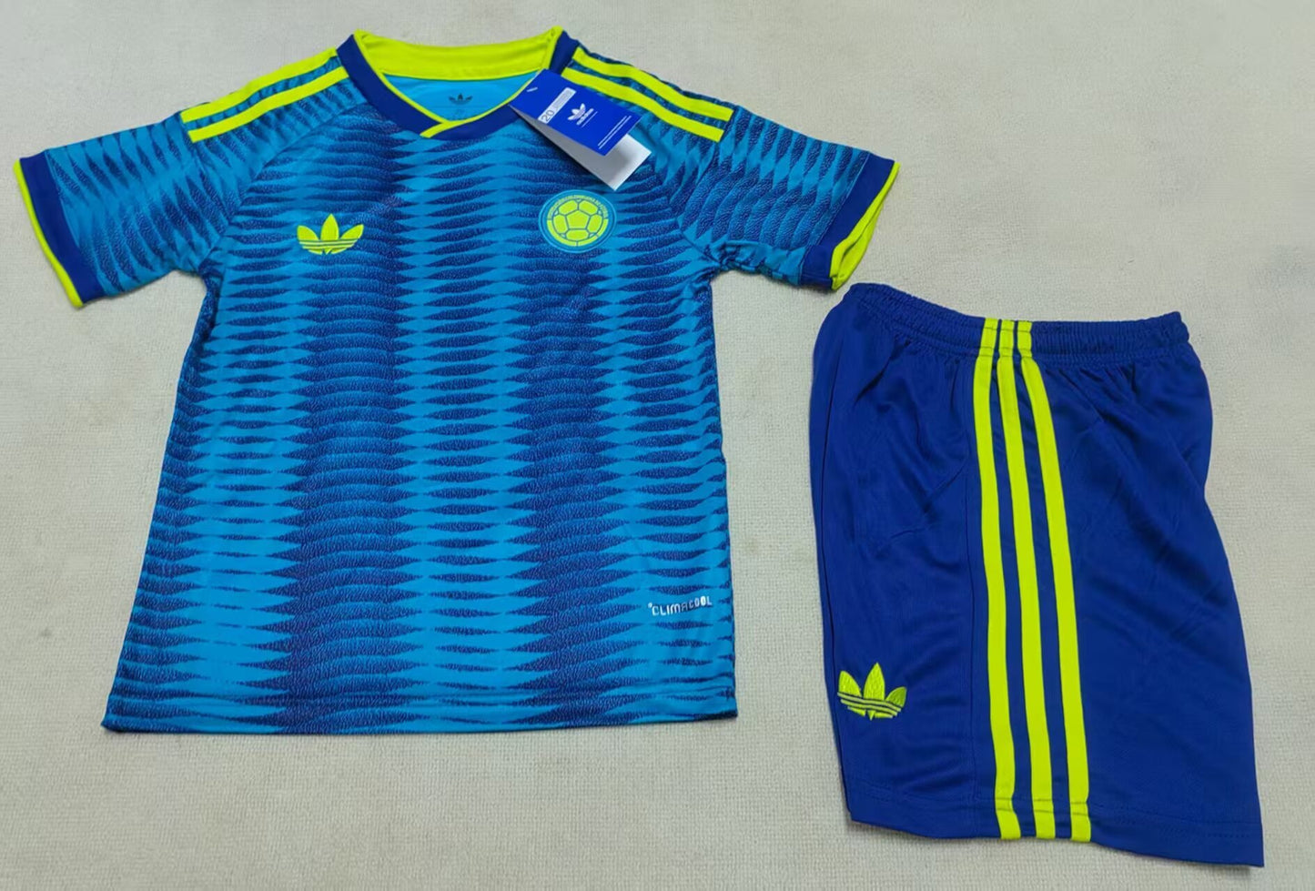 2026/27 Kids Colombia away Soccer Jersey&Size 16-30