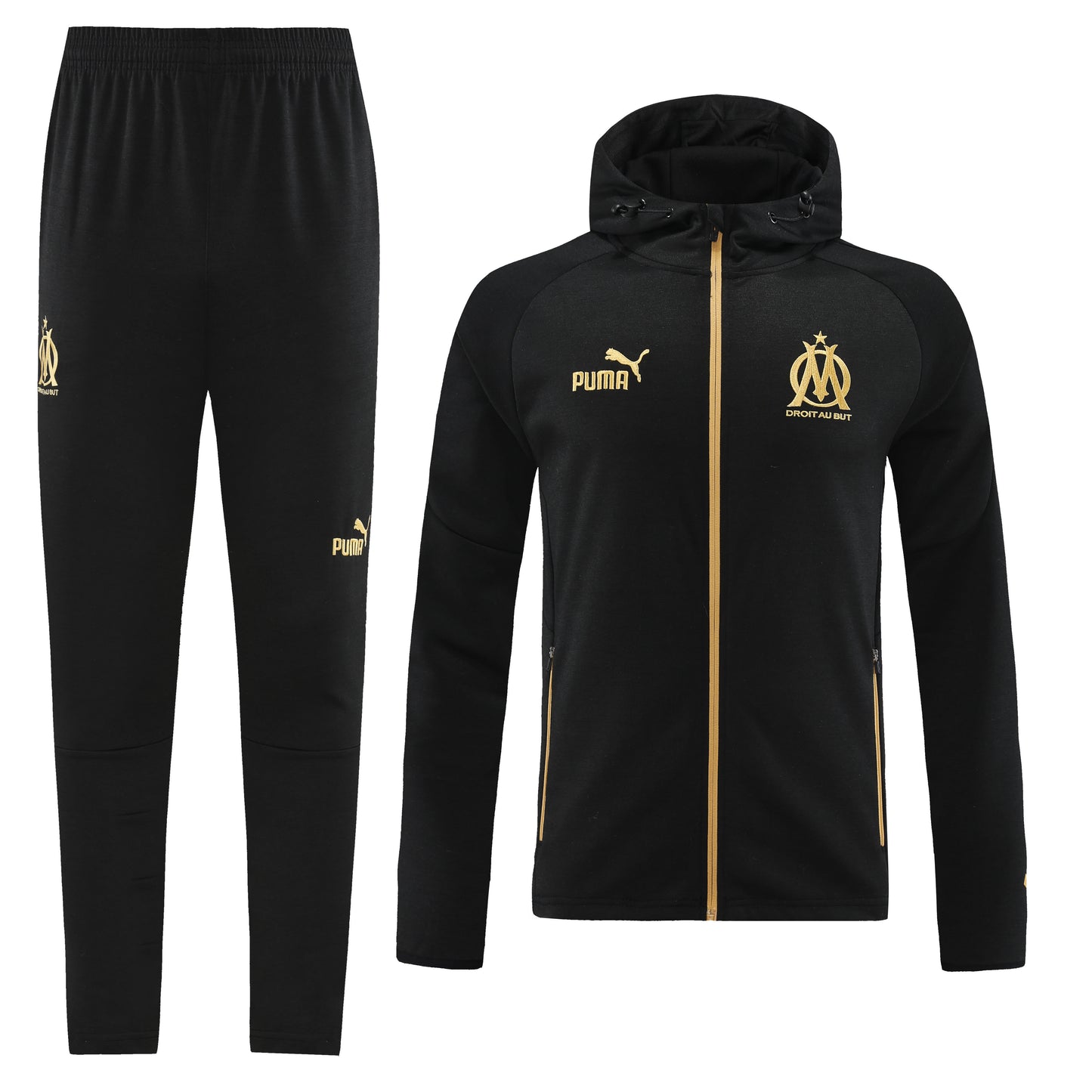 23 Season Marseille 01 Black Hoodie Set