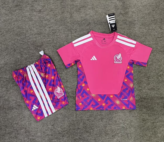 /27 Kids Mexico Goalkeeper Pink & Size 16-282