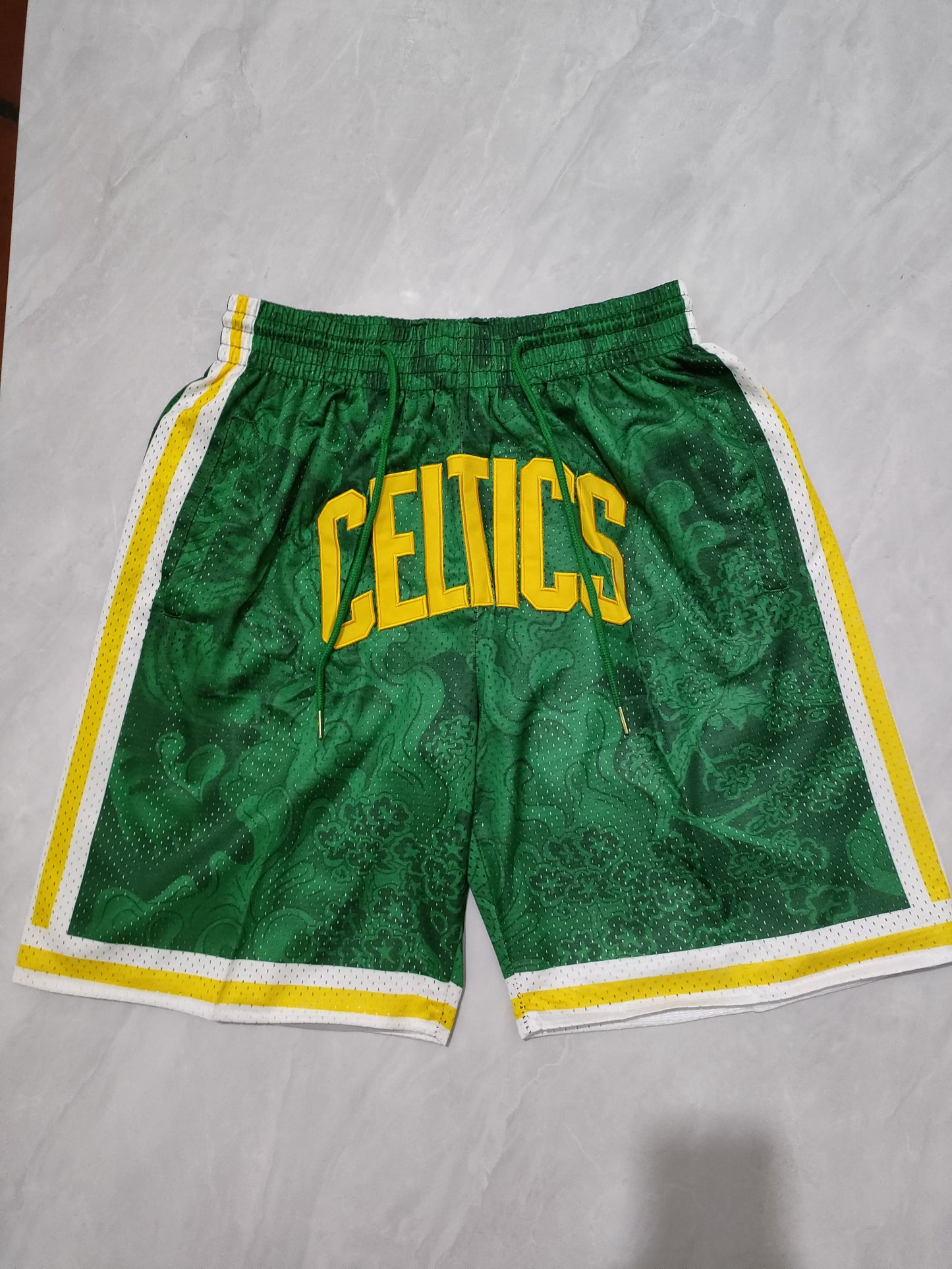 Celtics Year of the Tiger Green Pocket Shorts
