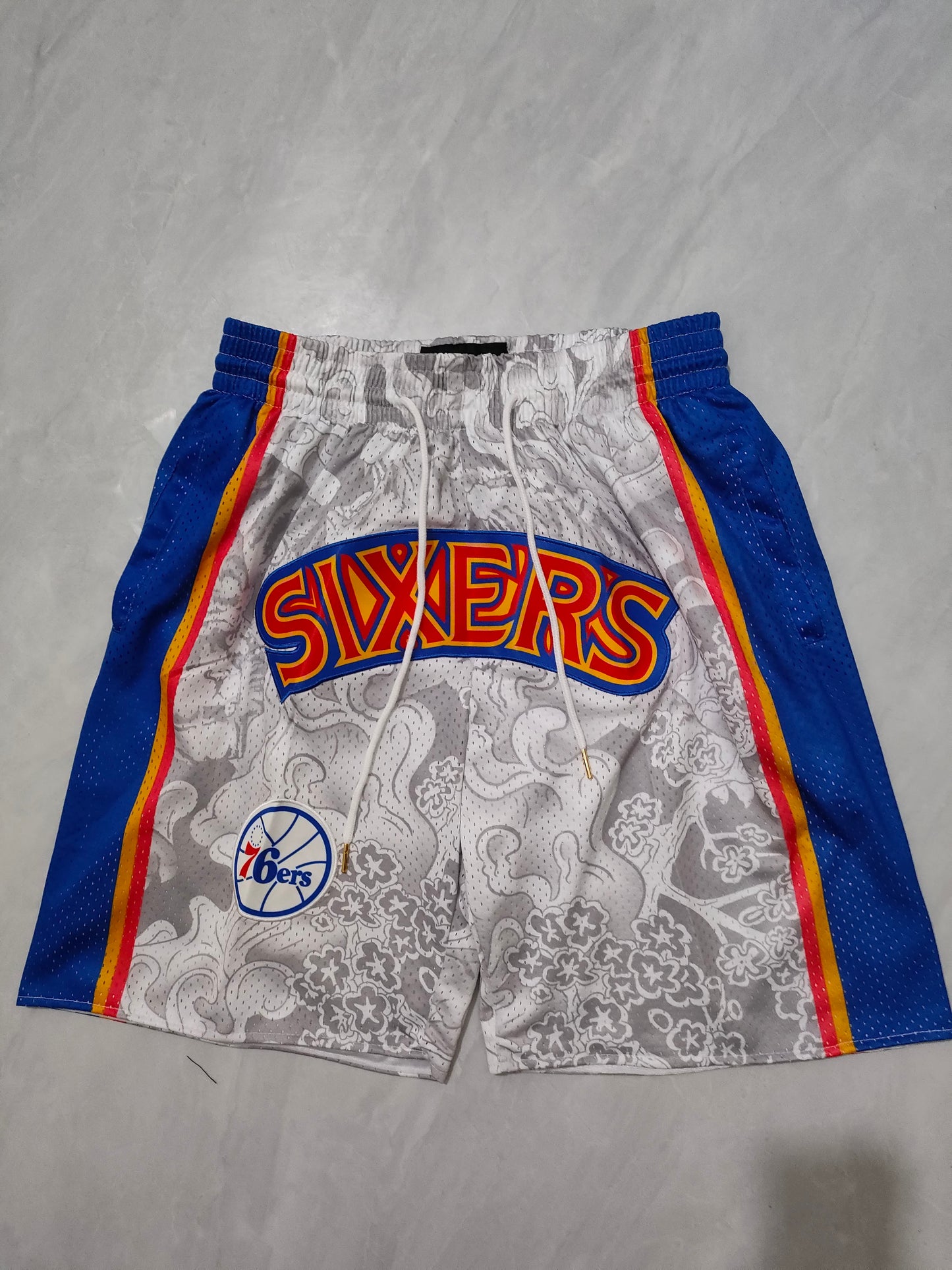 76ers Grey Year of the Tiger Pocket Shorts
