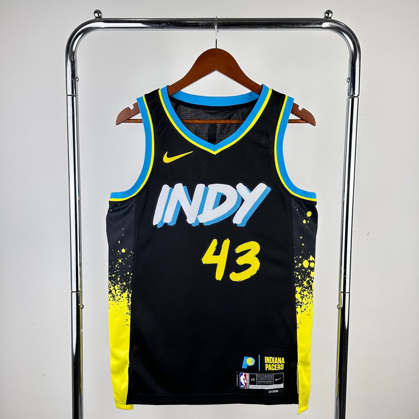 24 Season Indiana Pacers City Edition 43 # Siakam