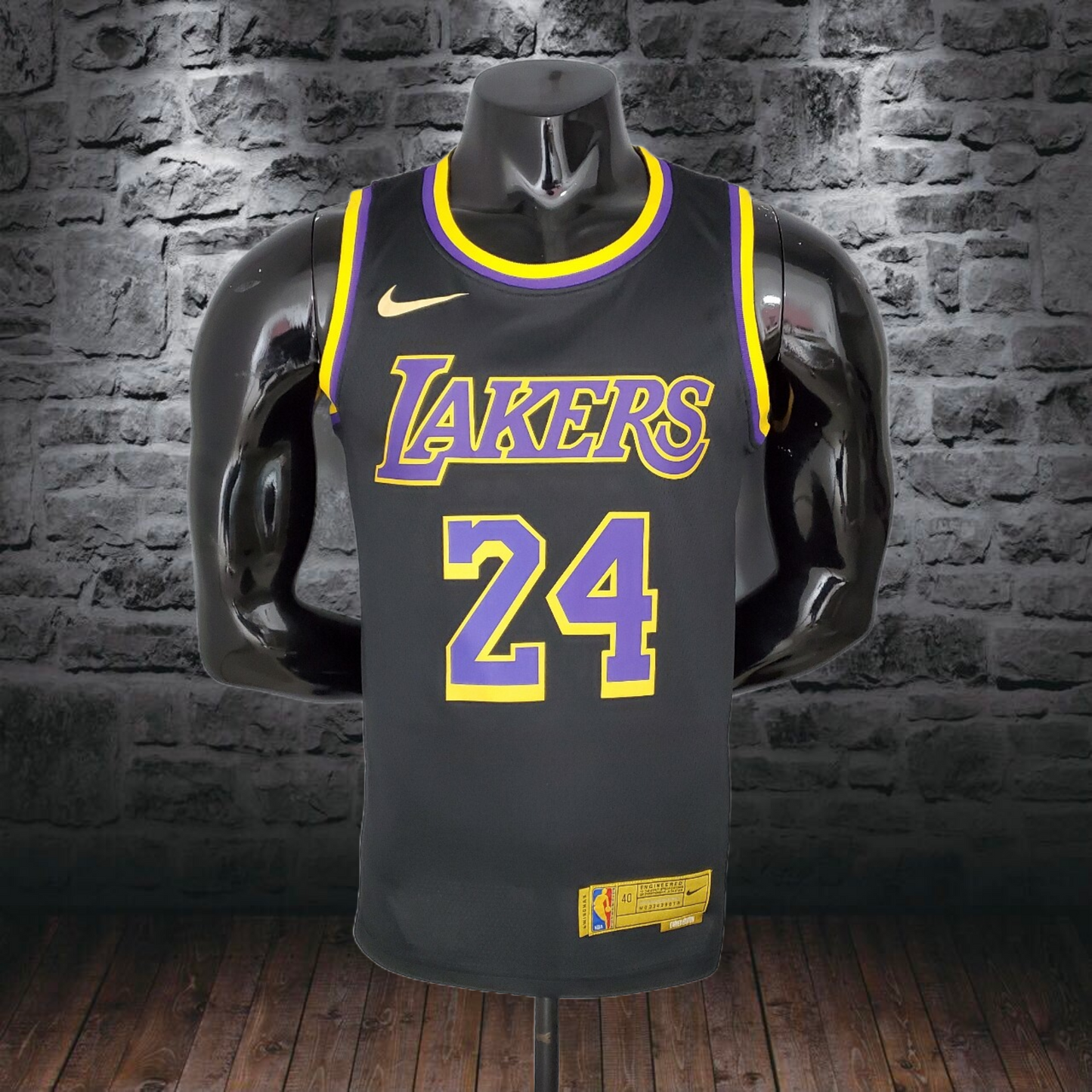 2021 Bryant #24 Los Angeles Lakers Bonus Edition Black NBA Jersey