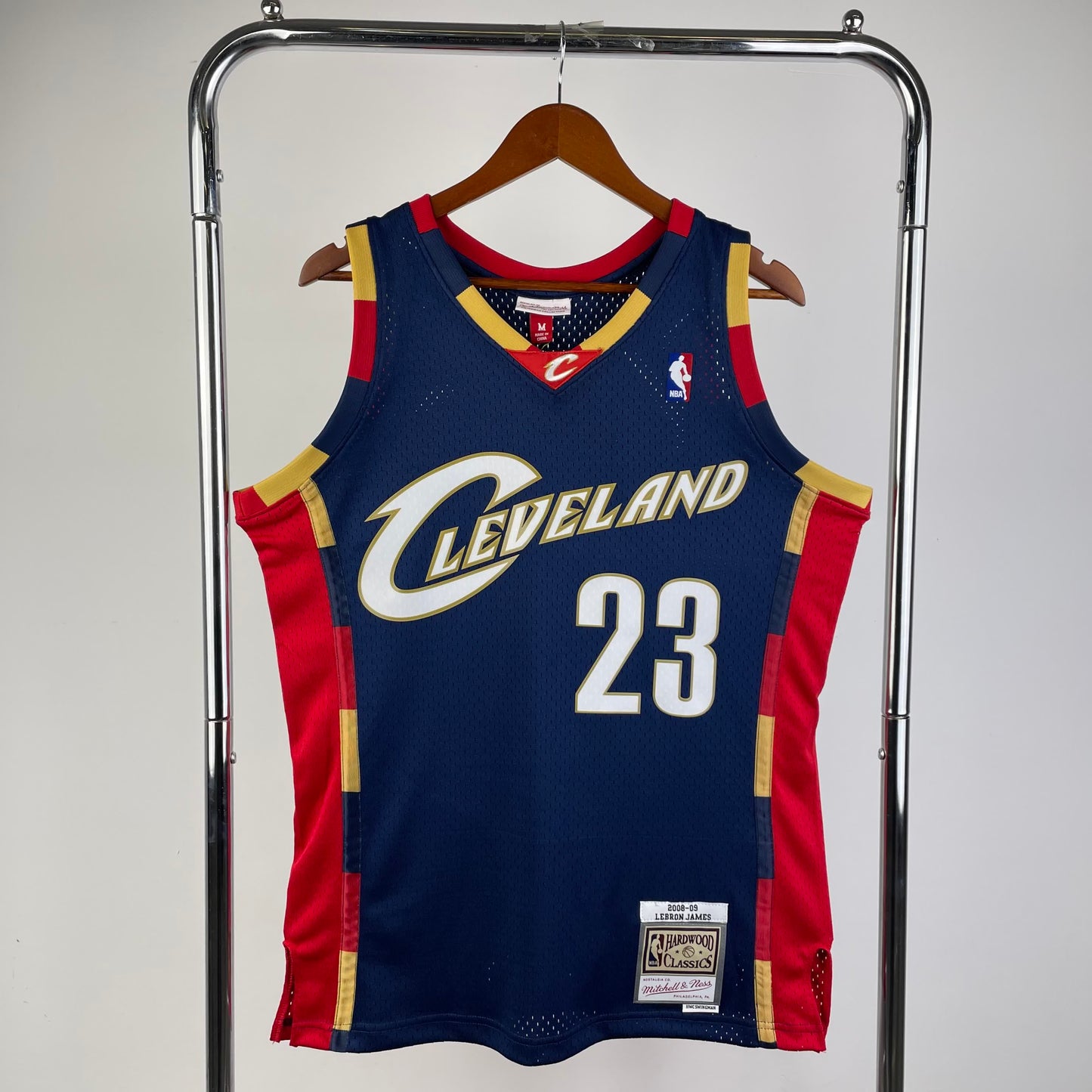 MN Heat Pressed Vintage Jersey: SW Cavaliers 08/09 Navy Blue 23 # James