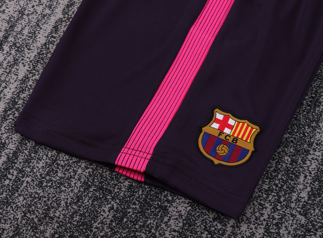 Retro Kids 2016/17 Barcelona away football shirt&amp;Size16-287