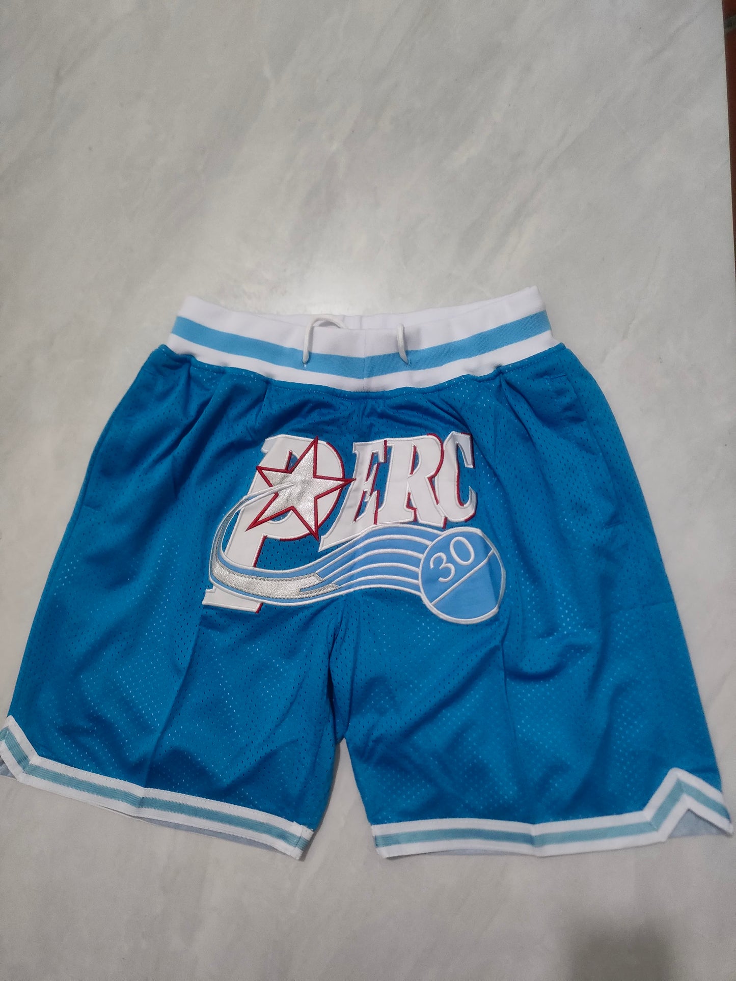 NBA 76ers Movie Edition Blue Pocket Shorts