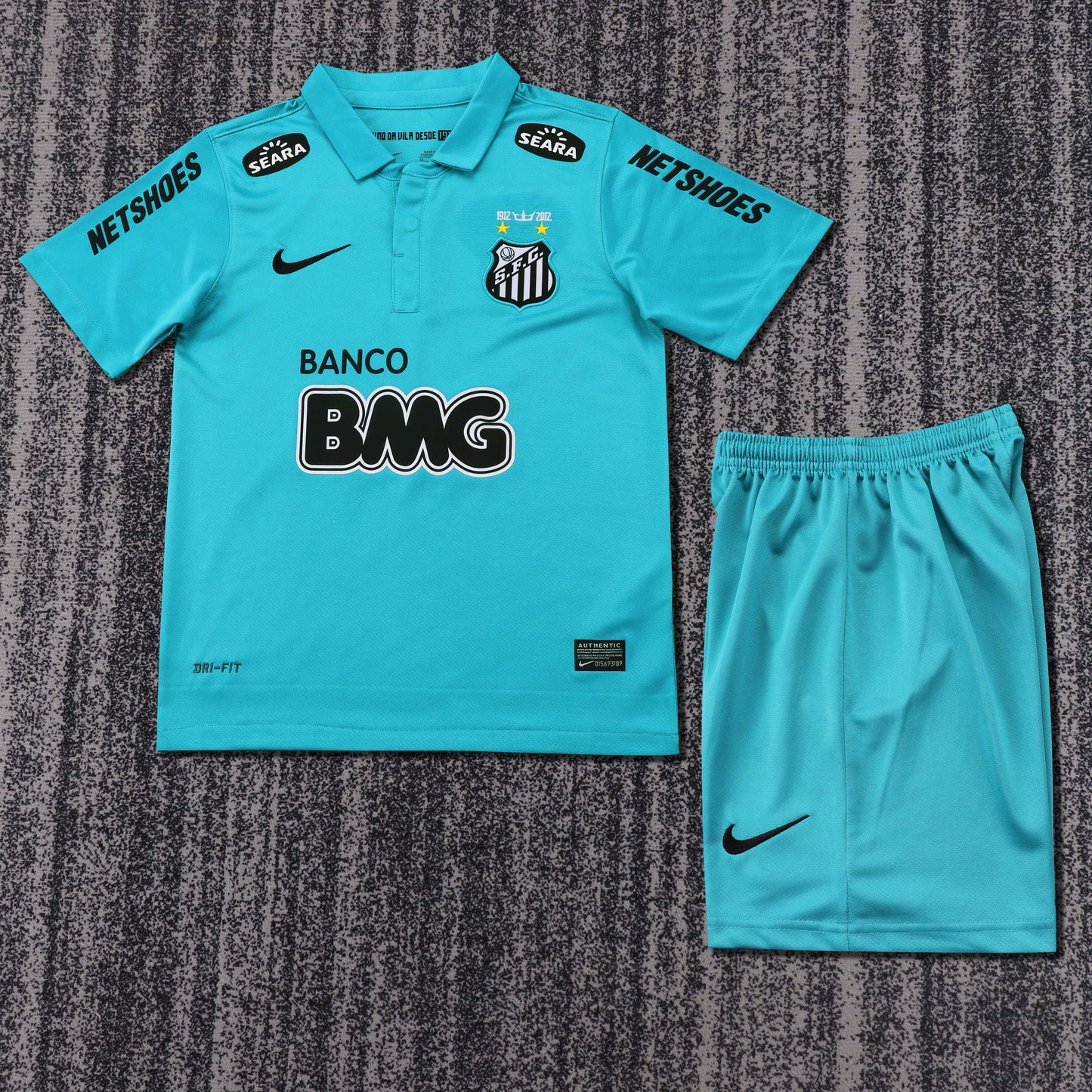 Retro Kids 2012/13 Santos Second away with badge Size16-28