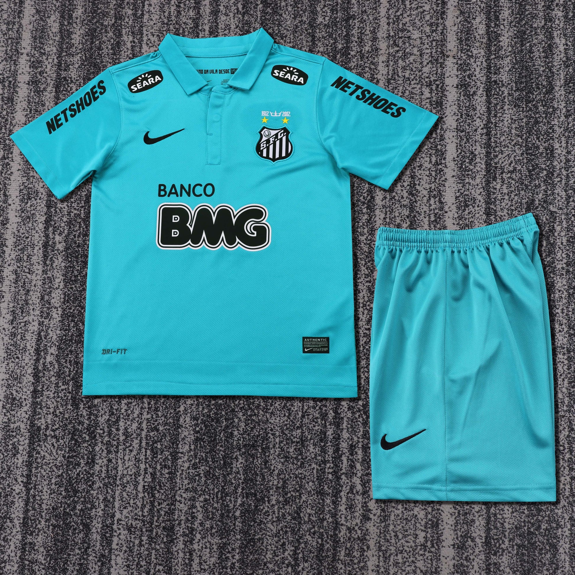 Retro Kids 2012/13 Santos Second away with badge Size16-28
