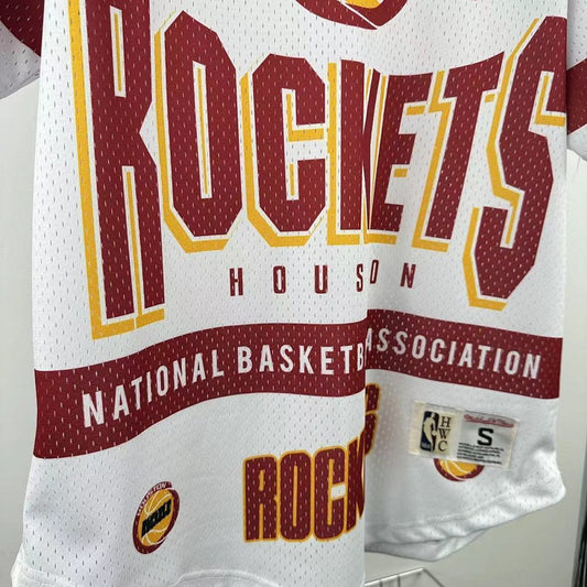 th Houston Rockets MN Retro Short sleeved T-shirt S-XXL7