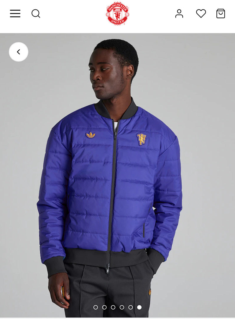 /26 Manchester United leisure culture double-sided sports cotton jacket S-XXL7