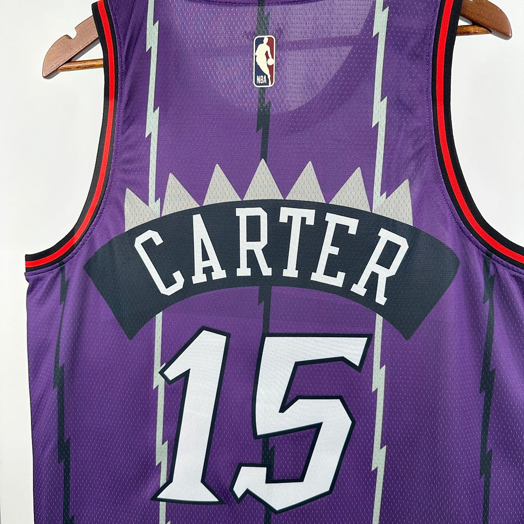 th season Raptors Retro Purple 15 # Carter S-XXL7