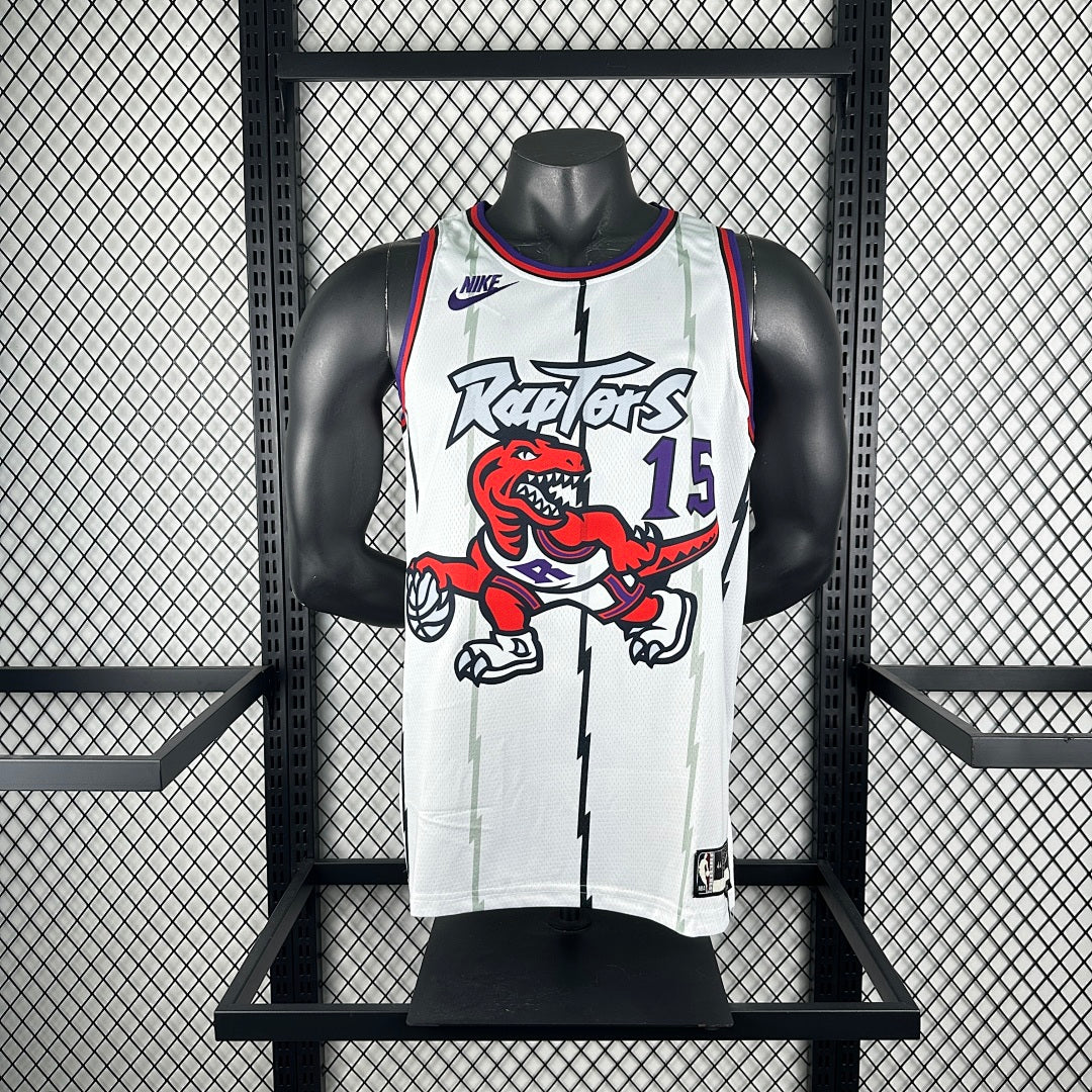 th season Raptors retro white 15 # Carter S-XXL6