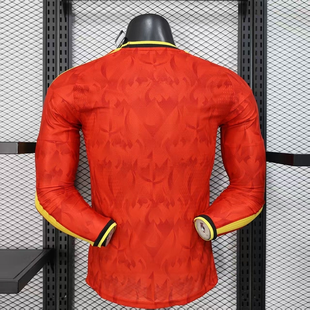 /27 Belgium home long sleeved Player Edition S-3XL5