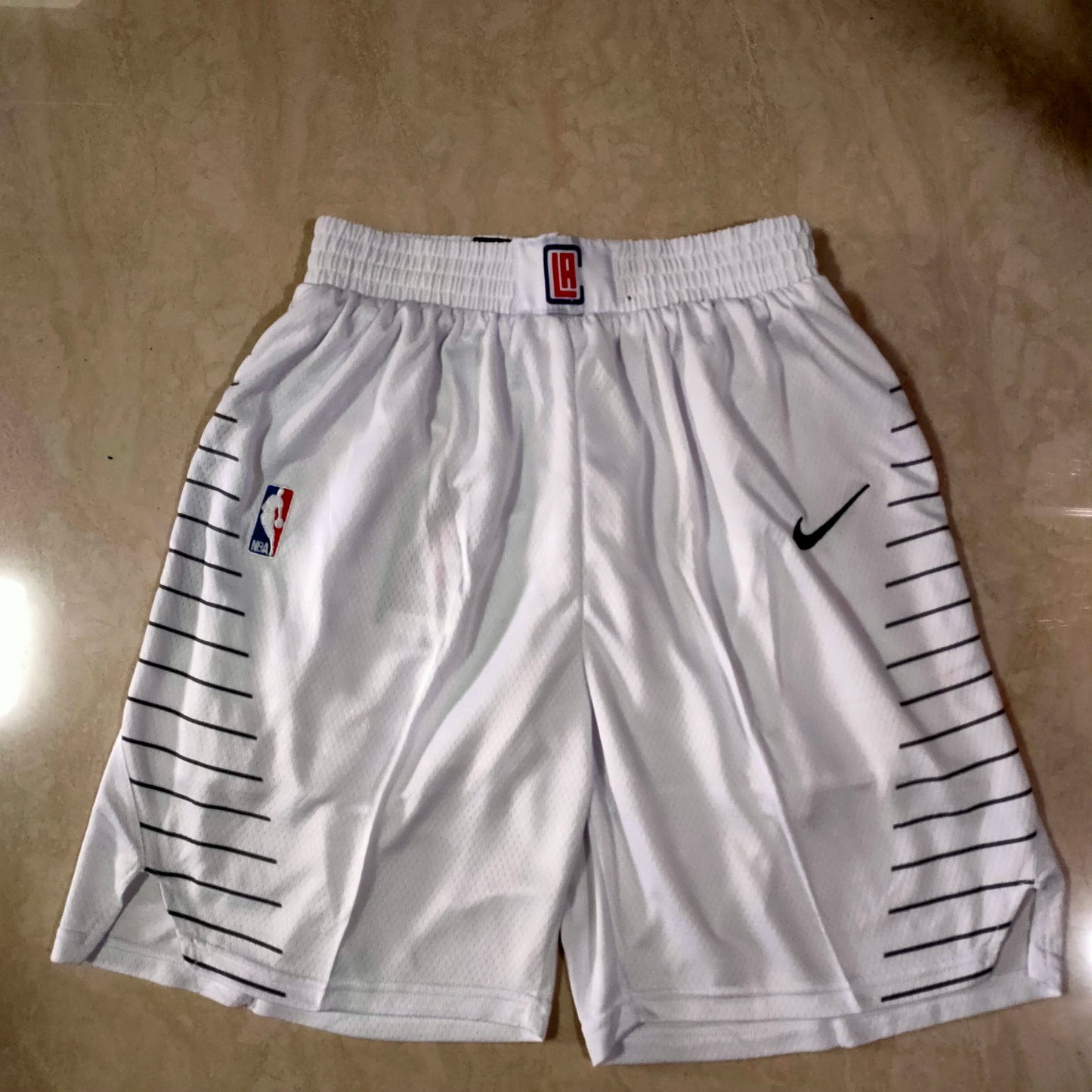 Clippers White Shorts