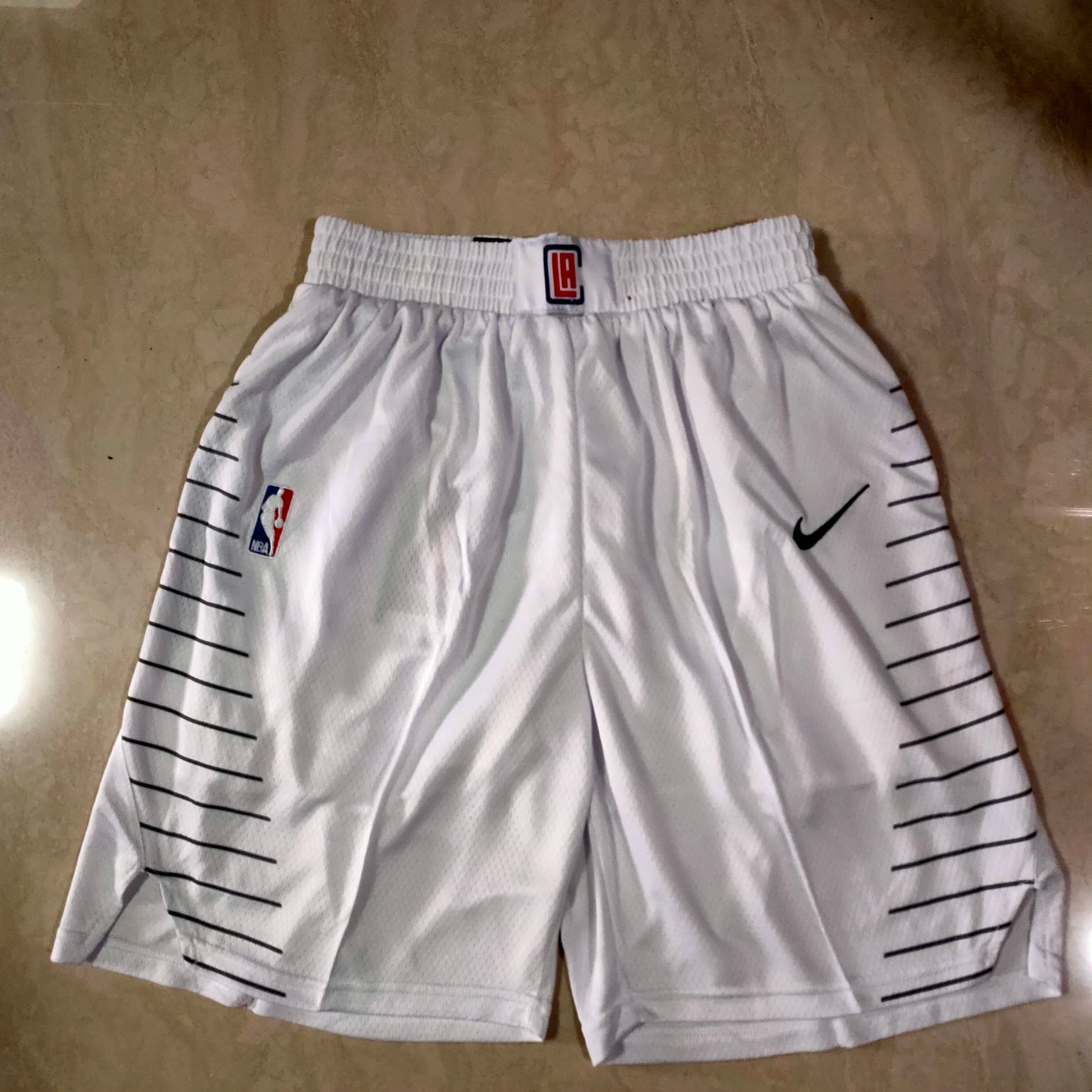 Clippers White Shorts