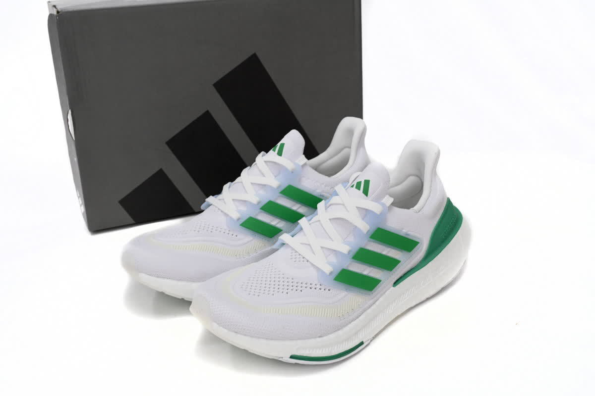 White and Green 8851-7 Adidas Ultra Boost 2023 LIGHT Black and White Size # 40- # 48 (with 46.5)