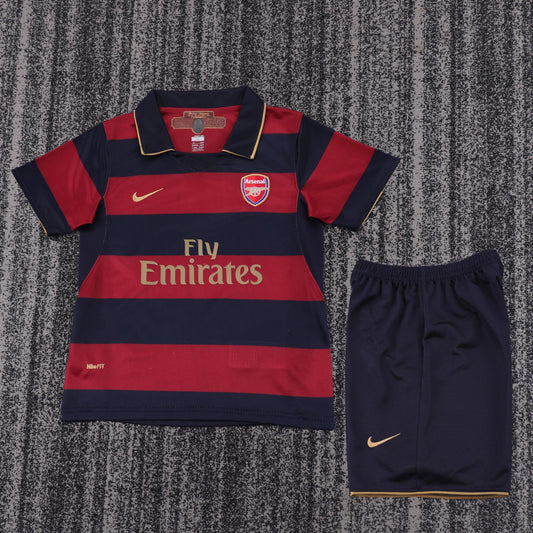 Retro Kids 2007/08 Arsenal Second away Football Shirt&amp;Size16-28
