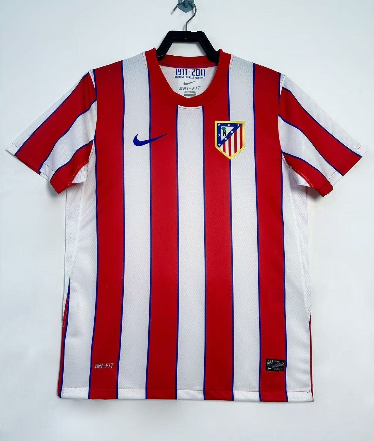 Retro 2011/12 Atletico Madrid home Champions League version Yupoo Soccer Jerseys S-XXL