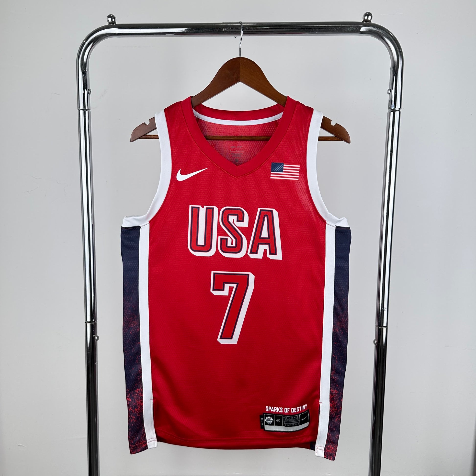24 year Olympic Games, USA Team Red 7 # Durant