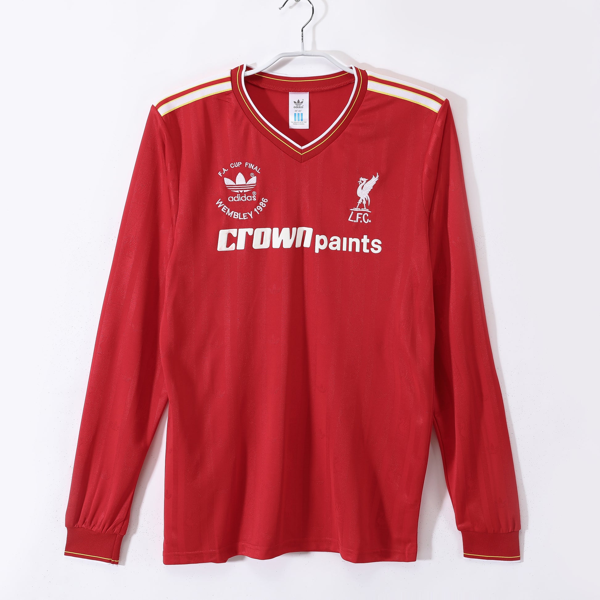 Retro 1986/87 LVP home long-sleeved shirt S-XXL