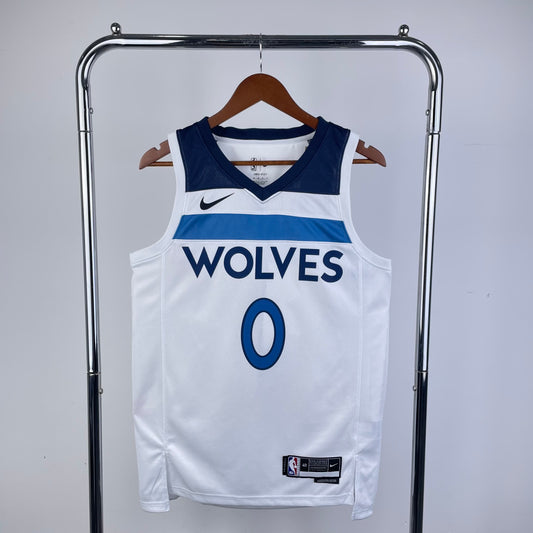 23 Season Timberwolves Home White 0 # Russell