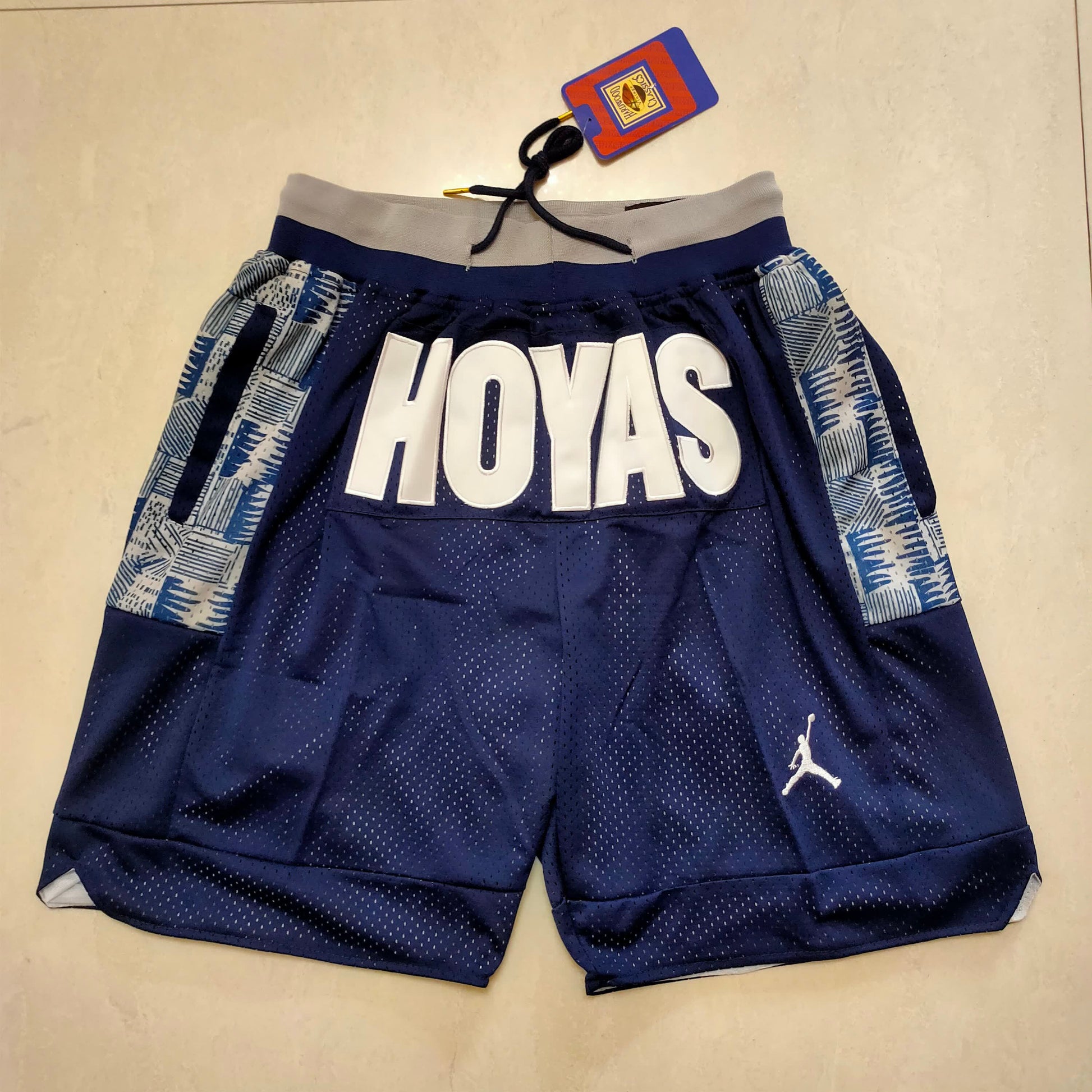 University Edition George Blue Pocket Shorts