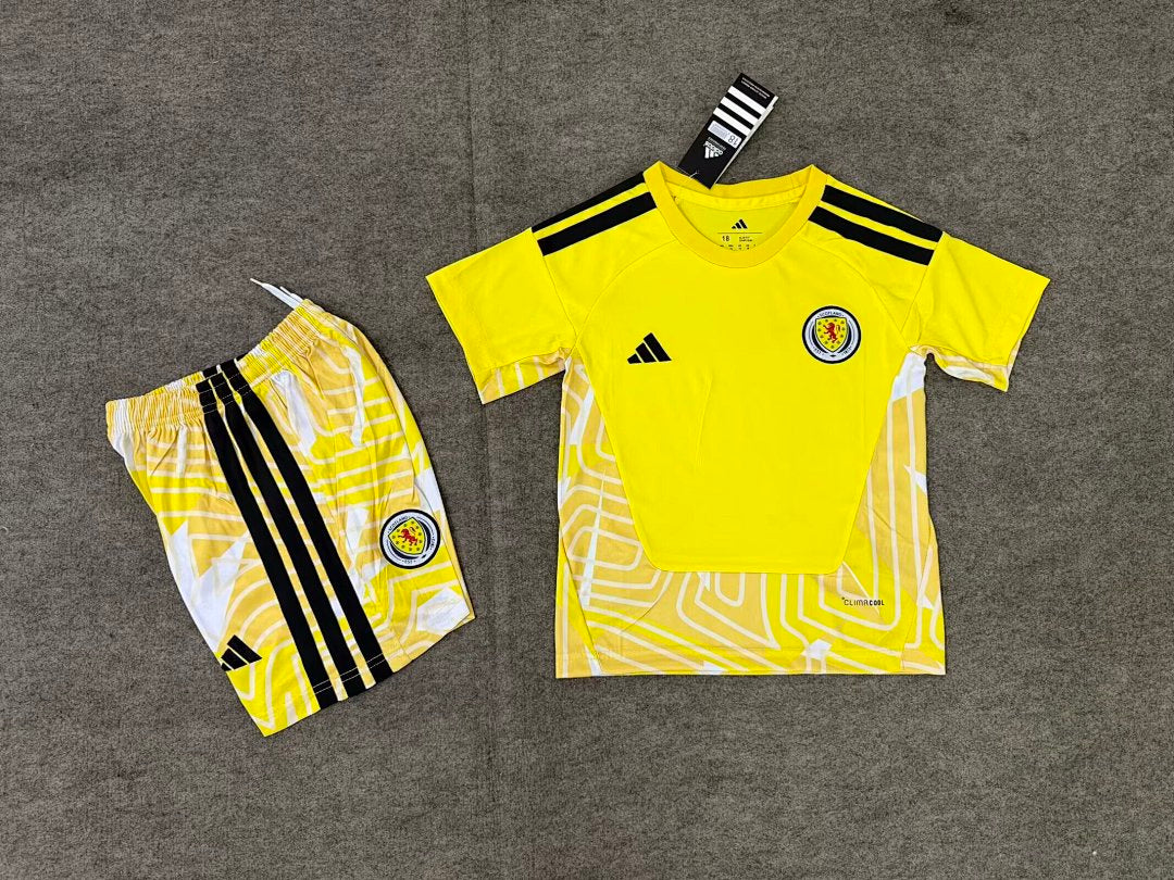 /27 Kids Scotland Yellow Goalkeeper &amp;Size 16-282