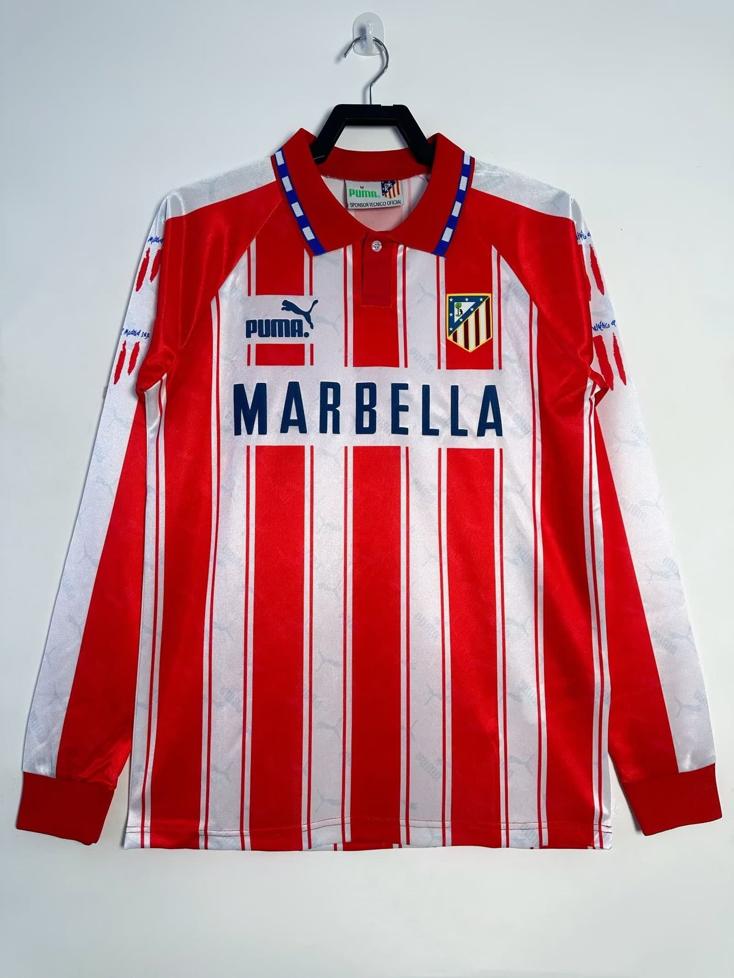 Retro 1994/95 Atletico Madrid home long sleeved S-XXL