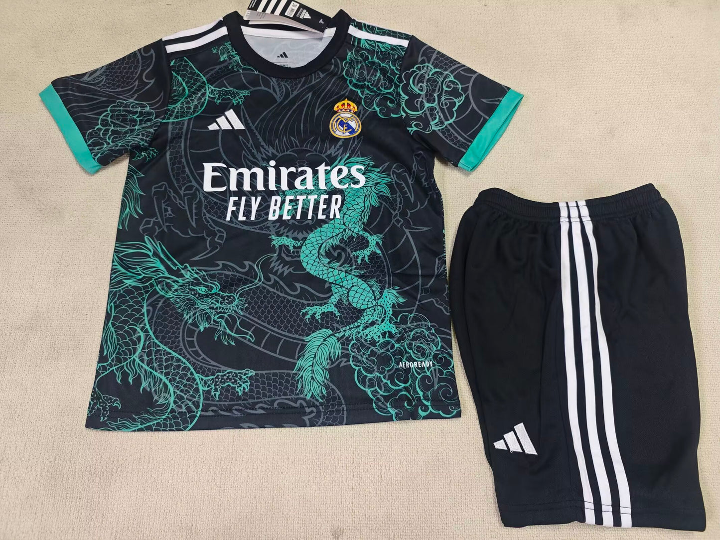 25/26 Kids Real Madrid Blue Dragon Special Edition Size 16~30
