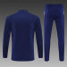 /26 Portugal Royal Blue Half Pull Training Suit (Adults&amp;Kids)7