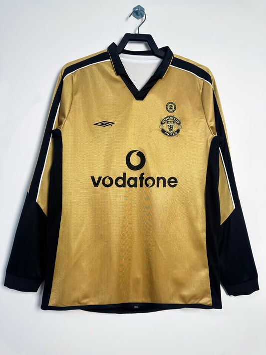 Retro 2001/02 Manchester United Double sided Centenary Edition Long Sleeve S-XXL
