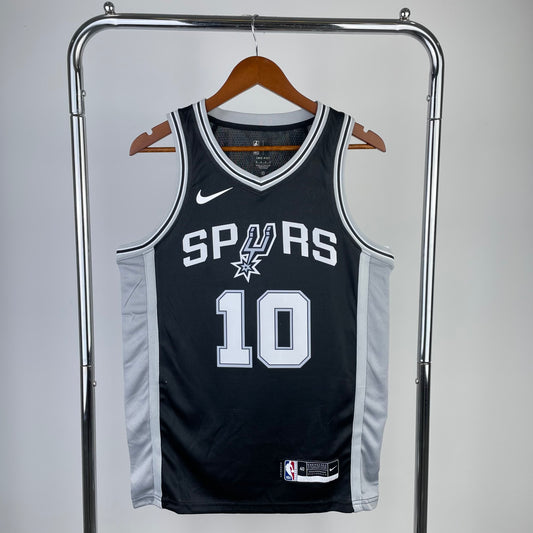23 Season Spurs Black 10 # Sochan