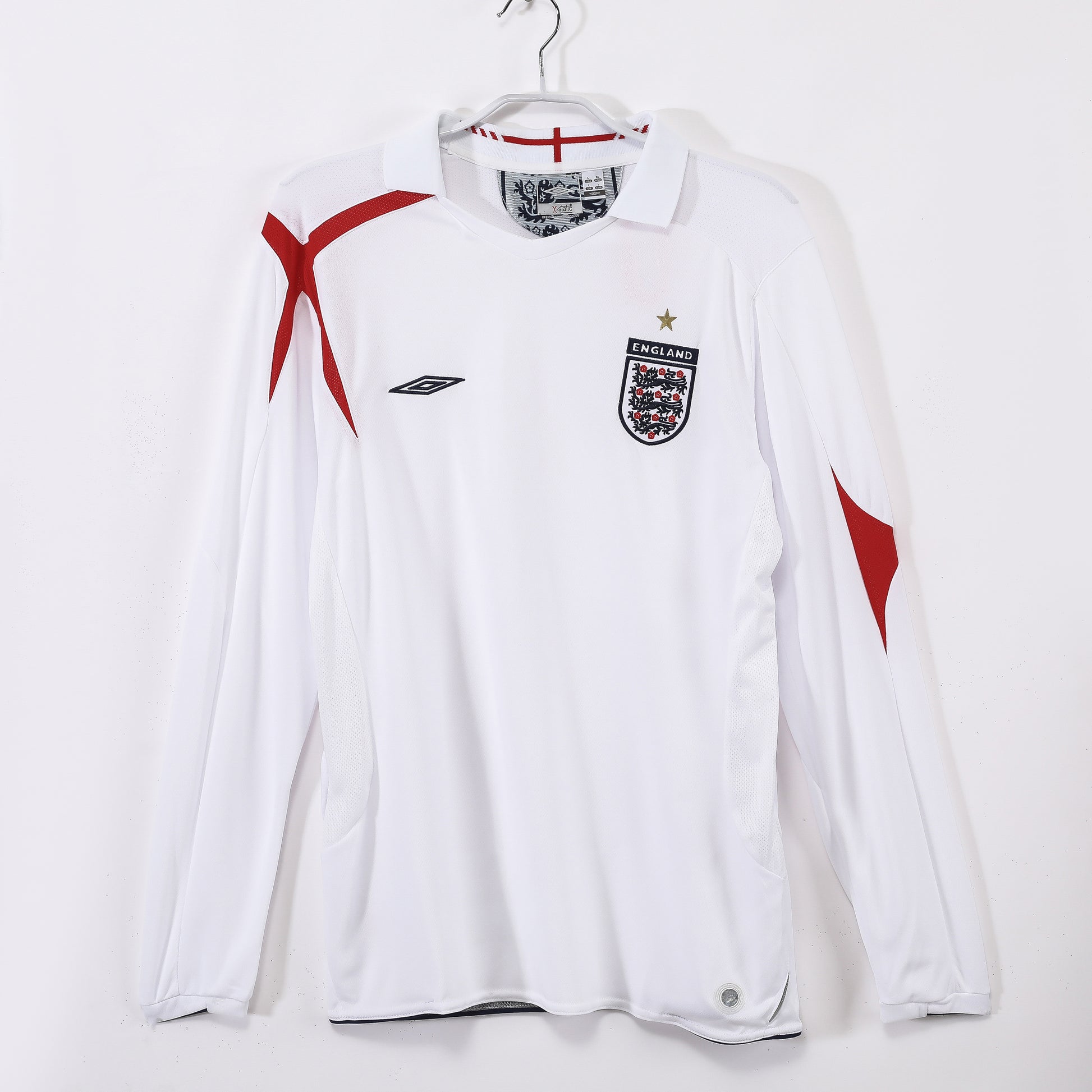 Retro 2006 England Home Long Sleeve S-XXL