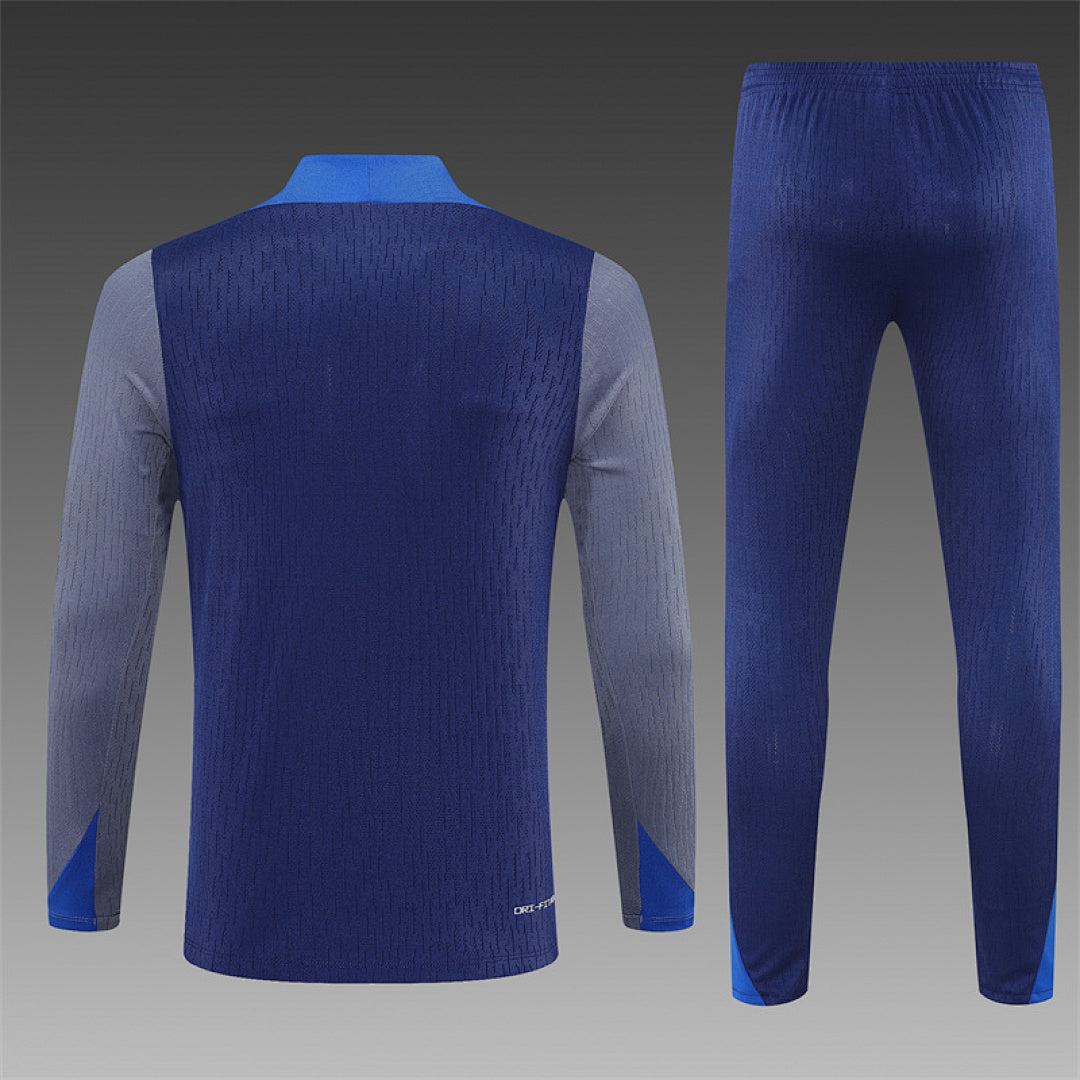 /26 PSG Royal Blue Half Pull Training Suit (Adults&amp;Kids)7