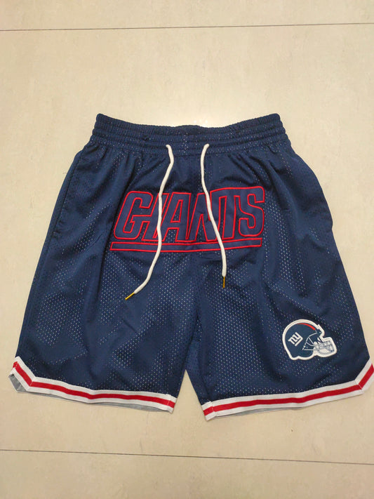 NFL Giants Blue Pocket Shorts