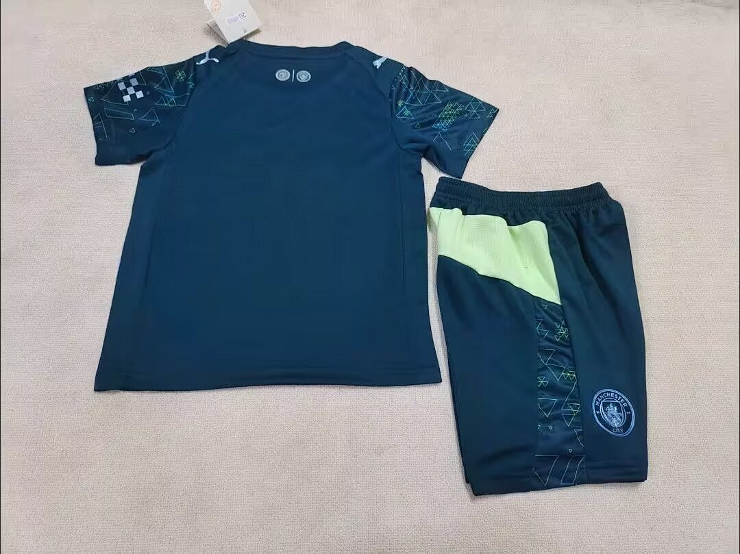 /26 Kids Manchester City third away Size16-305