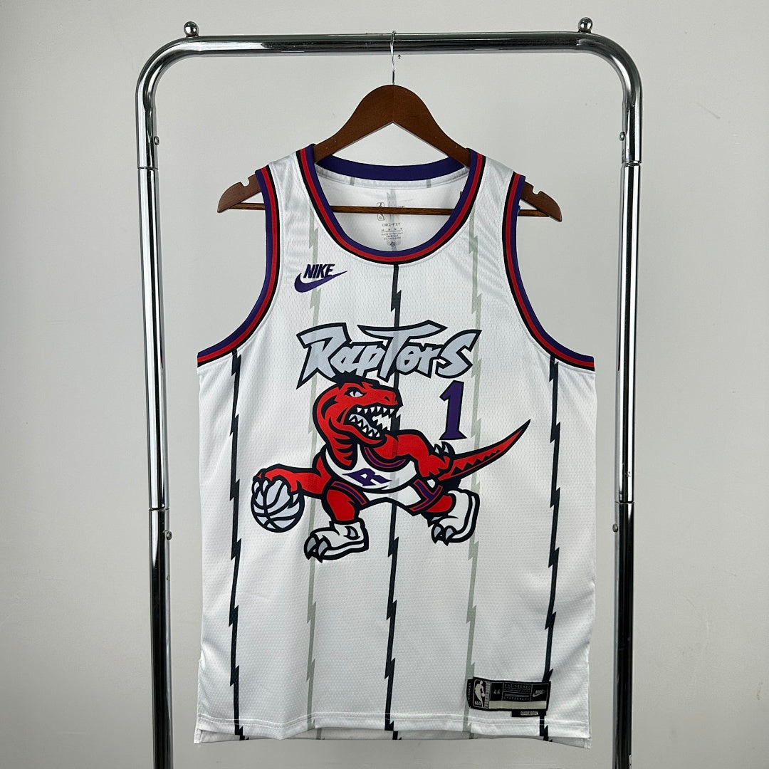 th season Raptors retro white 1 # McGrady S-XXL6